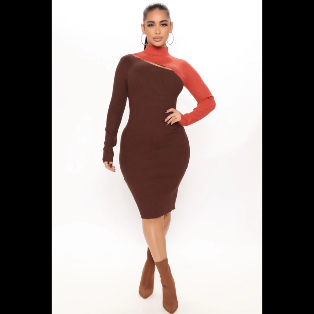 Fashion Nova Sweater Midi Dress